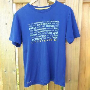 Bright NIKE Dri-fit Livestrong t-shirt Small